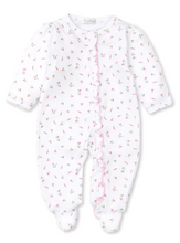 Load image into Gallery viewer, Kissy Kissy Zip Footies w/ Ruffle
