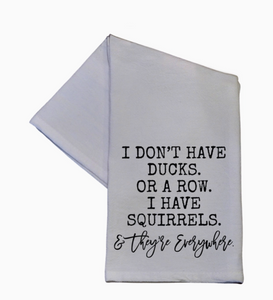 Quote Tea Towel