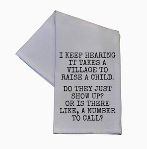 Quote Tea Towel