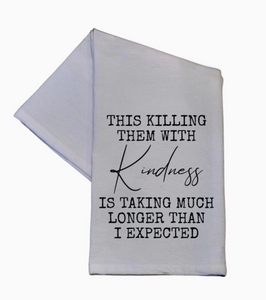 Quote Tea Towel