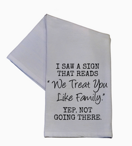 Quote Tea Towel