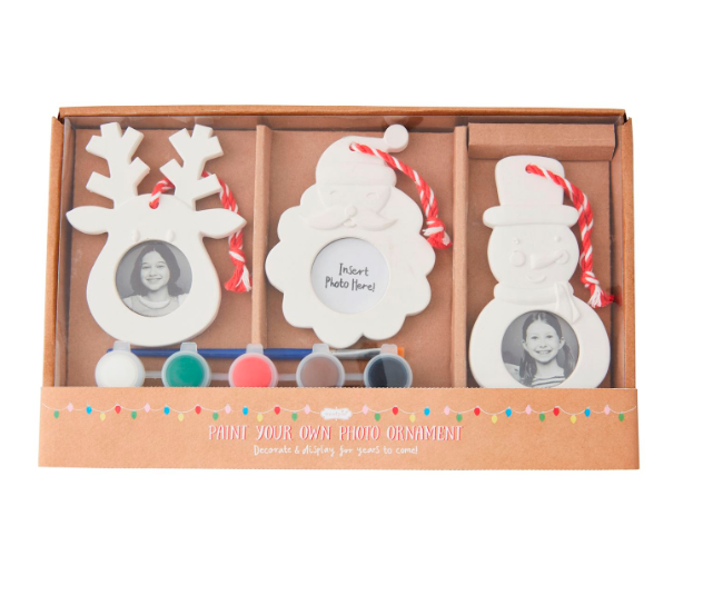 Paint-Me Photo Ornament Set