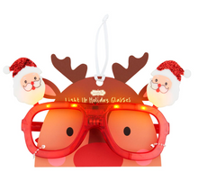 Load image into Gallery viewer, Light-Up Christmas Glasses
