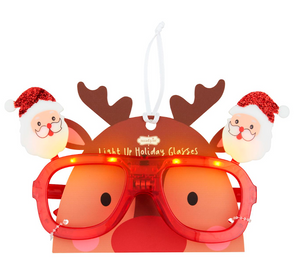 Light-Up Christmas Glasses