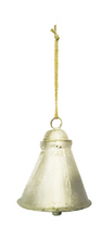 Load image into Gallery viewer, Hanging Metal Bells, Distressed Pewter Finish
