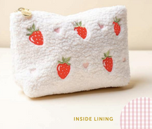 Load image into Gallery viewer, Teddy Strawberries Pouch
