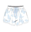 PJ Salvage Butterfly Short