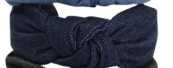 Load image into Gallery viewer, Denim Knot Headband

