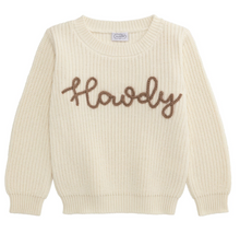 Load image into Gallery viewer, Howdy Baby Sweater &amp; Bubble
