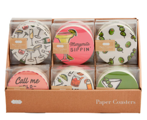 Cocktail Paper Coasters