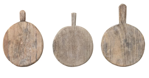 Wood Bread Board with Handle