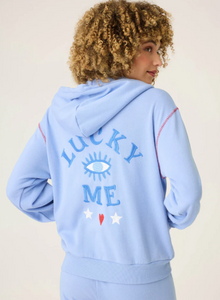 Lucky Me Hooded Zip Sweatshirt