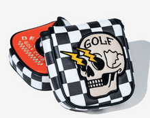 Load image into Gallery viewer, Shocker Skull Leather Golf Mallet Putter Cover
