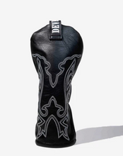 Load image into Gallery viewer, Bootstrap Black Leather Golf Driver Cover
