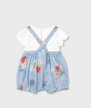 Load image into Gallery viewer, Babygirl Floral Dungaree - Mayoral
