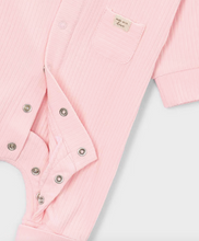 Load image into Gallery viewer, "Welcome to the Family" Goose Pink Baby Girl Onesie by Mayoral
