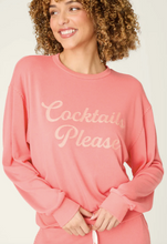Load image into Gallery viewer, PJ Salvage Cocktails Please Sweatshirt
