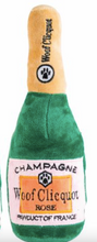 Load image into Gallery viewer, Woof Clicquot Rose' Plush Dog Toy by Haute Diggity Dog

