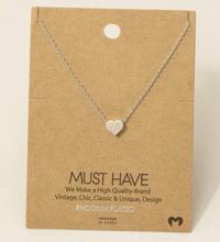 Load image into Gallery viewer, Dainty Heart Necklace
