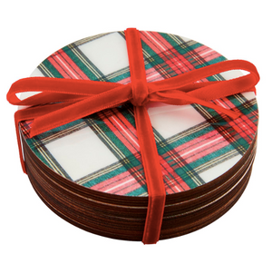 Tartan Lacquer Coaster