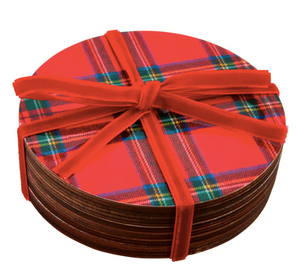 Tartan Lacquer Coaster