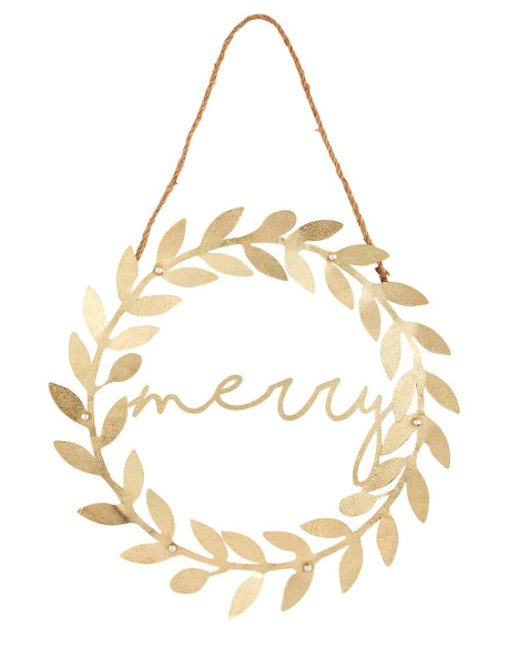 Merry Wreath Door Hanger