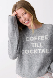 PJ Salvage Coffee 'Till Cocktails Snuggle Sweater