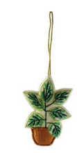 Load image into Gallery viewer, Cotton &amp; Glass Beaded Potted Plant Ornament
