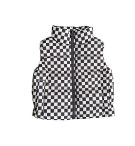 Kids Checkered Vest