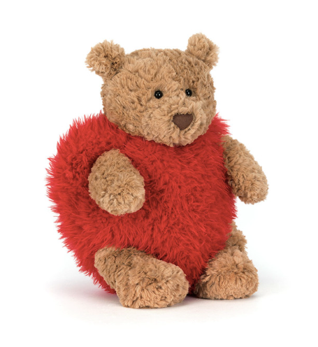 Jellycat Bartholomew Bear 'Heartthrob'