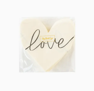 Love Heart Shaped Disposable Paper Napkin