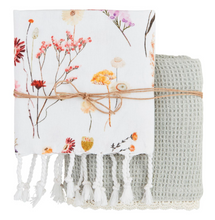 Load image into Gallery viewer, Trellis Pattern Dish Towel Set
