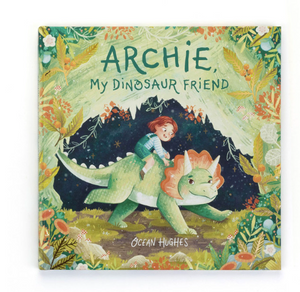 Jellycat Archie, My Dinosaur Friend Book