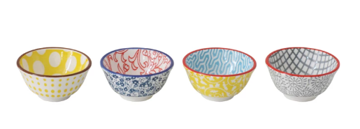 Hand-Stamped Stoneware Pinch Pot