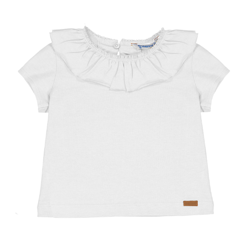 Short Sleeve Ruffle Top