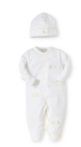 Kissy Kissy Footie & Hat Set