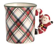Load image into Gallery viewer, Tartan Figural Handle Mug
