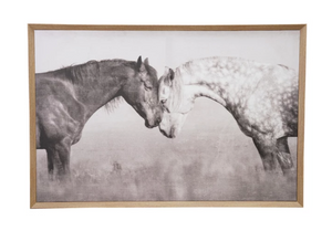 Wood Framed Canvas Wall Décor