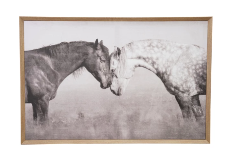 Wood Framed Canvas Wall Décor