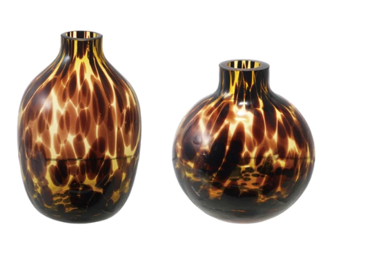 Tortoise Glass Vase