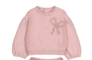 Pink Bow Tulle Skirt &Top