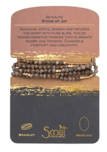 Stone Wrap Bracelet