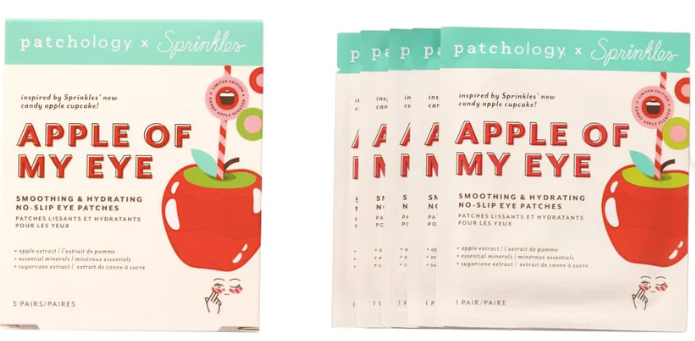 Limited-Edition: Apple Of My Eye Smoothing & Hydrating No-Slip Eye Patches - 5 Pairs