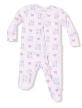 Load image into Gallery viewer, Lil Sis 2 Way Zipper Ruffle Back Footie
