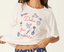 Load image into Gallery viewer, Red, White and Blue Italian Coast Pajamas by PJ Salvage
