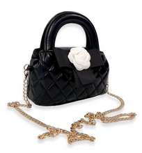 Load image into Gallery viewer, Girls Floral Applique Quilted Lilian Bag
