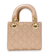 Load image into Gallery viewer, Girls Heart Quilted Bag
