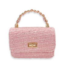 Load image into Gallery viewer, Girls Tweed &amp; Sequin Purse
