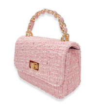 Load image into Gallery viewer, Girls Tweed &amp; Sequin Purse
