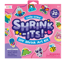 Load image into Gallery viewer, Shrink-Its! DIY Shirk Art Kit: Cute Crew
